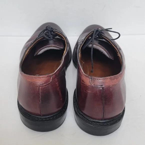 ALLEN EDMONDS OXBLOOD PARK AVENUE 1431 Leather Oxfords Dress Shoes Size 10.5